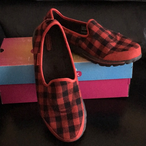 Sketchers Gowalk Sparky Buffalo Check 